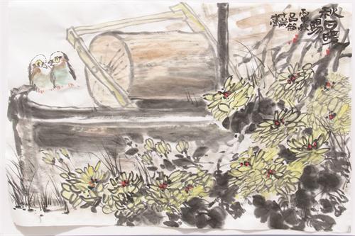 《秋日暖阳》吕铭 11岁.JPG