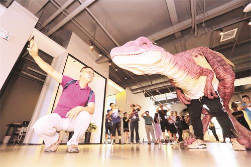 6.与会嘉宾在大厂县影视小镇参观。本报记者 陈童 摄.jpg 6.与会嘉宾在大厂县影视小镇参观。本报记者 陈童 摄.jpg